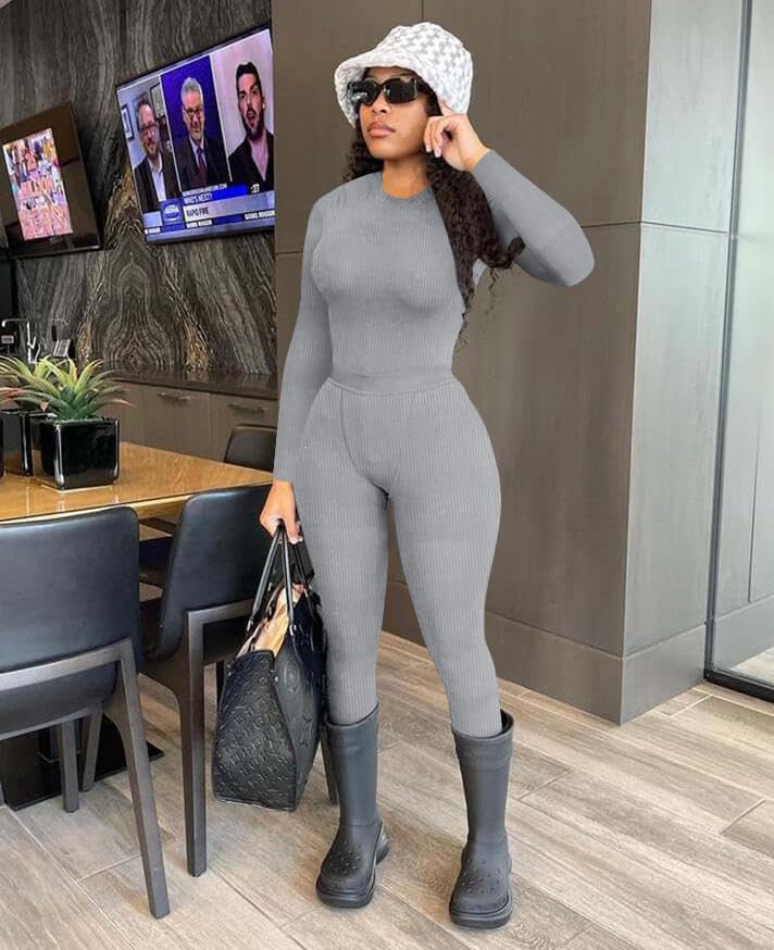 It Girl Collection Two Piece Outfits Long Sleeve Casual Sets