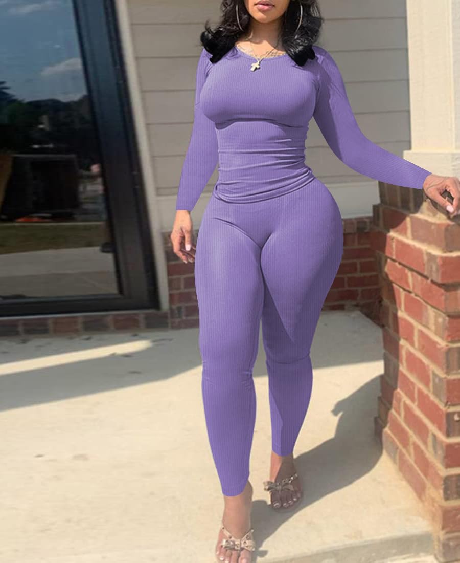 It Girl Collection Two Piece Outfits Long Sleeve Casual Sets