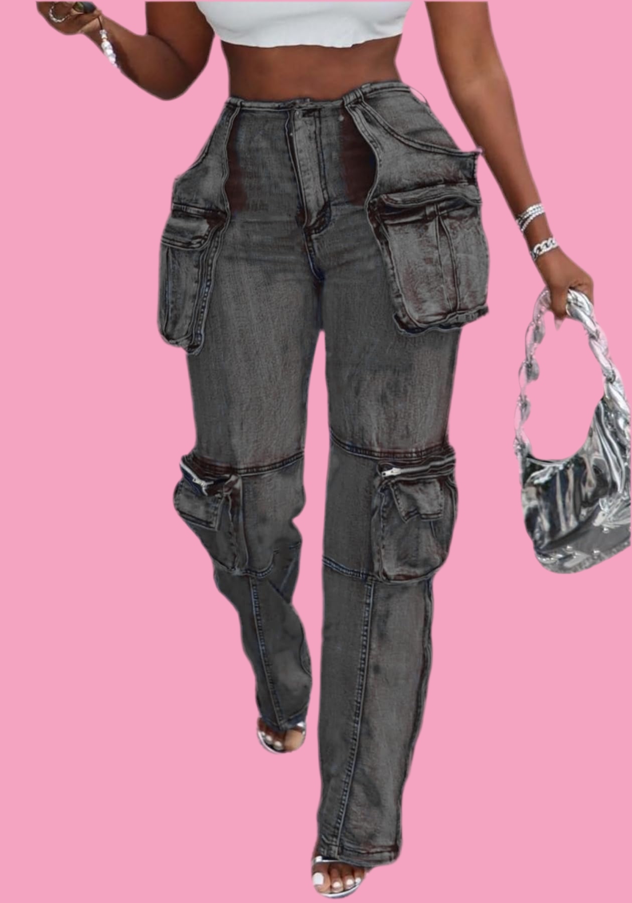It Girl Collection StretchCargo Jeans